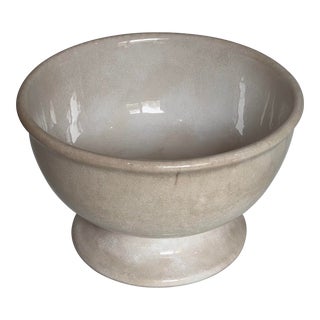 Antique England Ironstone Pedestal Bowl For Sale