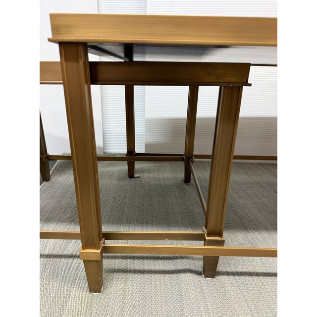 Italian Vintage Nesting Coffee Table Set, Set of Three For Sale - Image 11 of 12
