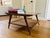 Mid 20th Century Imperial Furniture Mid-Century Modern Walnut Coffee Table With Woven Cane Shelf For Sale - Image 5 of 14
