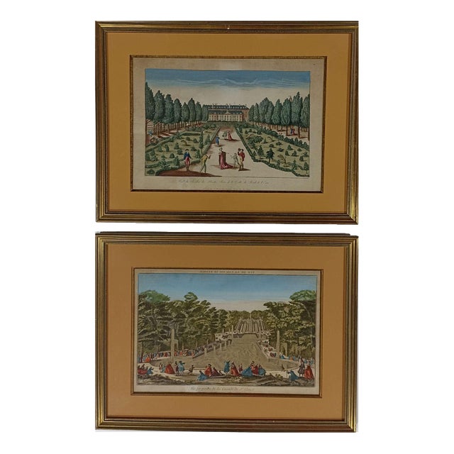 French Landscapes, 19th Century, Engravings, Set of 2 For Sale