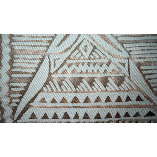 Late 20th Century Pair of Vintage Fortuny Mayan Pillows For Sale - Image 5 of 6