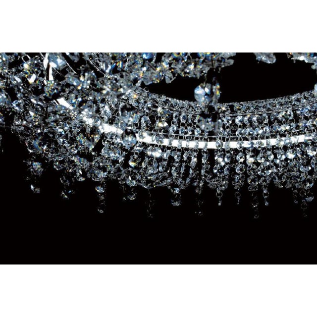 Contemporary Avantgarde Crystal Chandelier by Aggiolight For Sale - Image 3 of 6