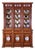 19th Century Neo-Renaissance Monumental Manor-House Display Cabinet with Integrated Porcelain Plates For Sale