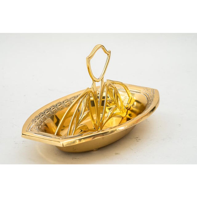 Jugendstil Brass Centerpiece, 1907 For Sale - Image 3 of 10