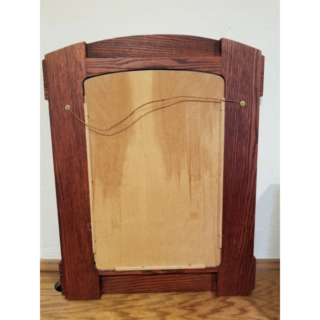 Wood Oak Arts and Crafts Style Framed Lincoln Speech For Sale - Image 7 of 8