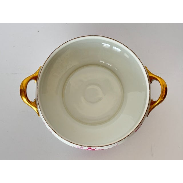 Vintage Mid-Century Modern Limoges France Superieur Royal Red Soup Tureen For Sale In Dallas - Image 6 of 7