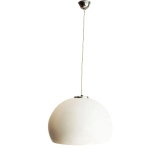 Large White Ceiling Pendant, 1970s For Sale