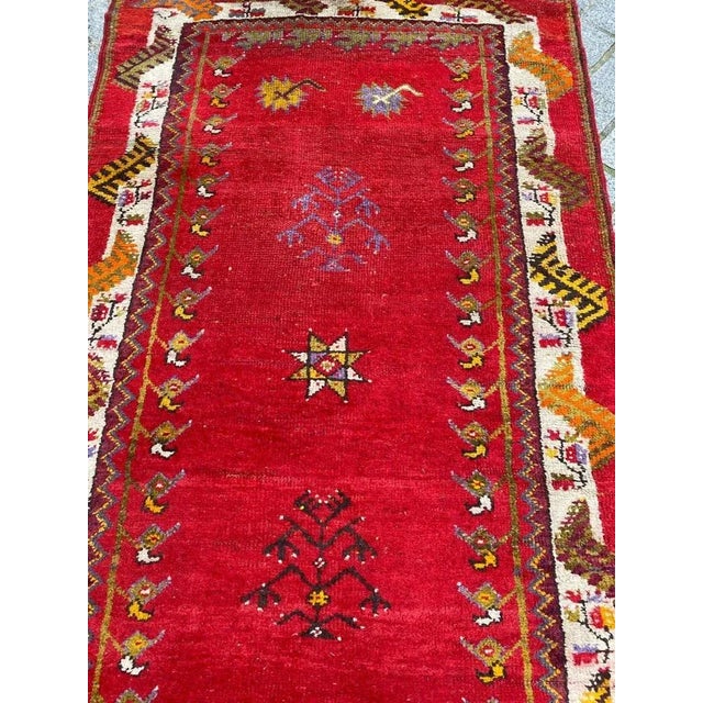 Antique Turkish Oushak Runner For Sale - Image 5 of 18