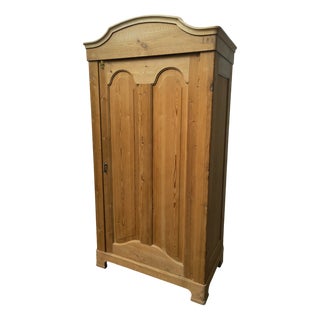 Mid-Century Modern Scandinavian Wooden Wardrobe, 1980 For Sale