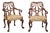 Pair of Ornate Early 20th C. English Armchairs For Sale