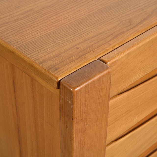 Brown Elm Chest of Drawers from Maison Regain, 1960s For Sale - Image 8 of 17