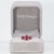 Modern 1.7Ct Three-Stone Rubellite Tourmaline Ring in Solid 14k Gold, Oval Cut 7x5mm, Size 6.75 For Sale - Image 3 of 9