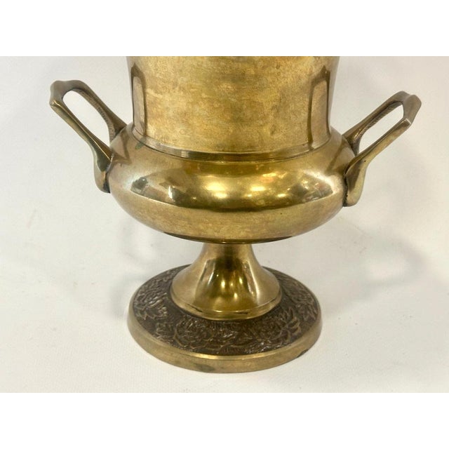 Vintage Danish Brass Wine Cooler from Malm, 1950s For Sale - Image 3 of 12