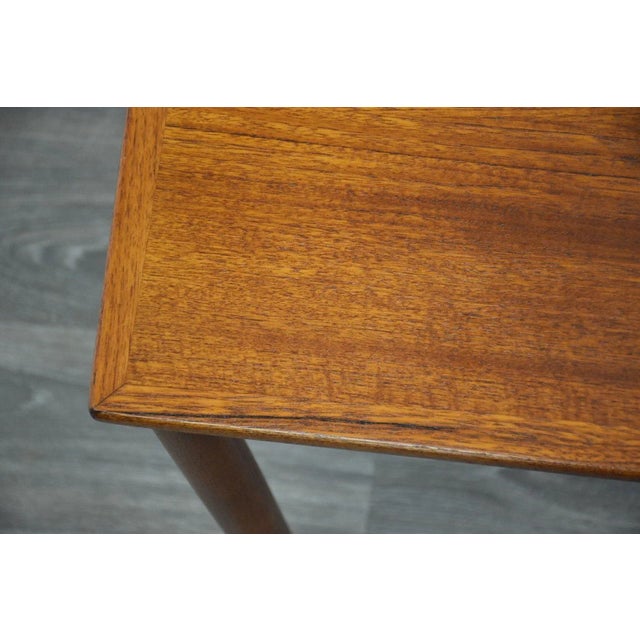 Danish Modern Teak Dining Table For Sale - Image 9 of 11