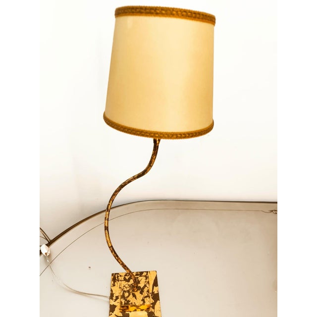 Adjustable Brass Lamp with Parchment For Sale - Image 17 of 18