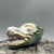 Late 20th Century Vintage Porcelain Dragon-Head Snuff Bottle – Celadon Glazed Figural Vessel For Sale - Image 5 of 9