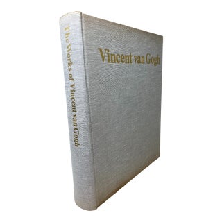 First Edition Vintage Vincent Van Gogh His Paintings and Drawings Weathered Coffee Table Art Book For Sale
