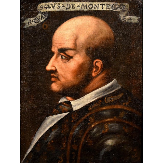 Portrait Soldier Niccolò Orsini 16th century Oil on canvas Tuscan school Old masters This piece is attributed to the...