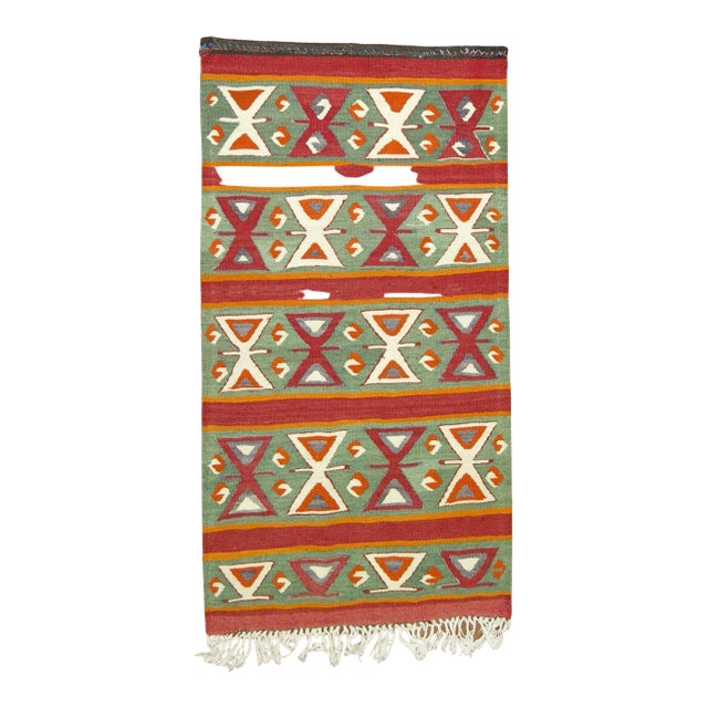 Rustic Turkish Kilim For Sale