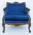 1920s 1920s Carved Walnut French Bergeres Armchairs Upholstered in Silk, a Pair For Sale - Image 5 of 15