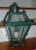 Early 20th Century Art Deco Paint Decorated Iron Wall Sconce Lantern For Sale - Image 4 of 9