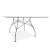 Kartell Glossy Wood Dining Table White For Sale - Image 5 of 8