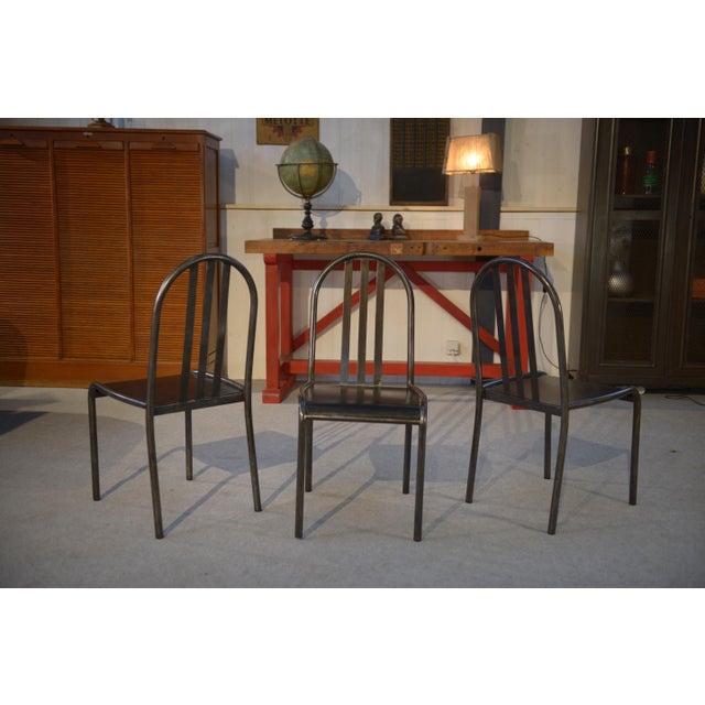 Villa Cavrois Model Chair in Steel Tube by Robert Mallet Stevens, 1950s For Sale - Image 13 of 18