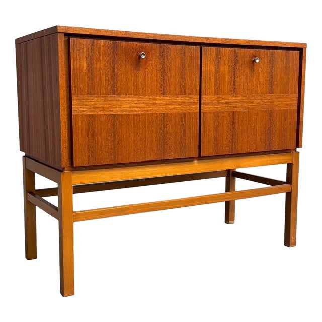 Small Vintage Sideboard in Teak, 1960s For Sale