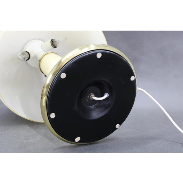 Vintage Italian Glass Mushroom Table Lamp, 1970s For Sale - Image 8 of 11