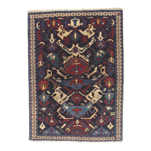 Antique Caucasian Kuba Rug 2'10" X 3’10”