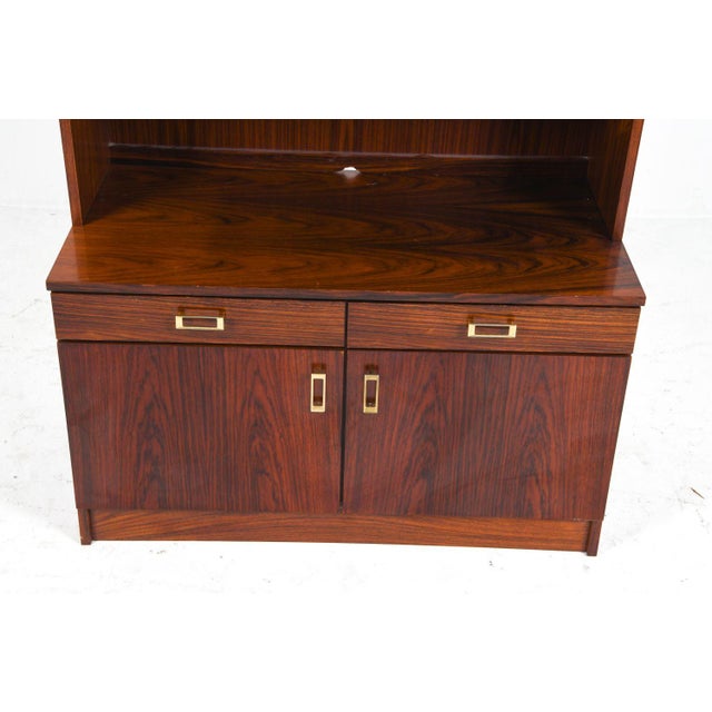 Wood Danish Rosewood Bookcase & Cabinet For Sale - Image 7 of 7