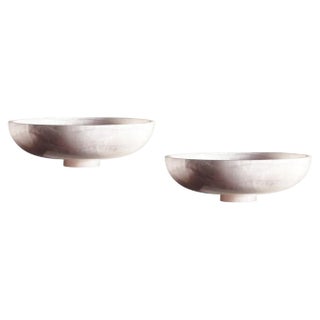 Onyx Twosidestory Bowls by Lisette Rützou, Set of 2 For Sale