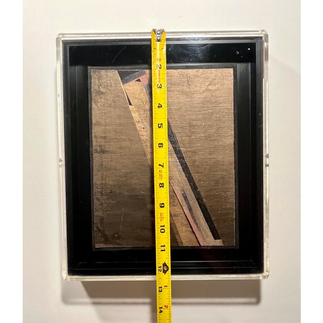 Original 1980s Michelle Knoblauch Abstract Mixed Media Acrylic Painting #78 For Sale - Image 9 of 11