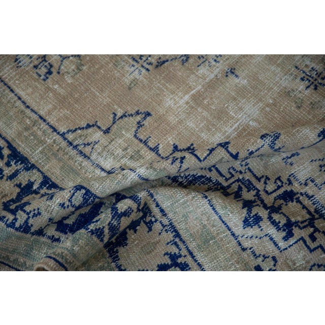 Vintage Distressed Oushak Carpet - 6'7" x 9'5" For Sale In New York - Image 6 of 11