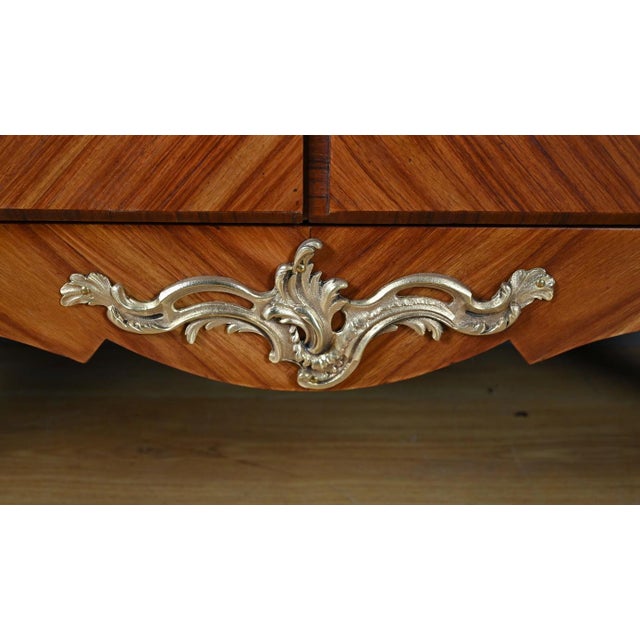 Small Marquetry Display Bookcase, 1890s For Sale - Image 12 of 18