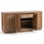 Circle Grid Carved Wood Sideboard For Sale - Image 4 of 8