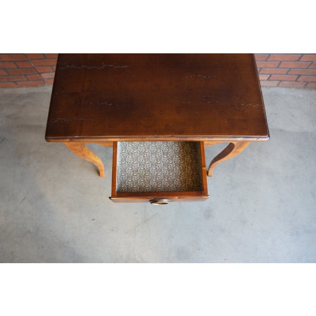 French Provincial Milling Road Country French End Table For Sale - Image 3 of 10