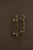Not Yet Made - Made To Order Matthew Izzo Home Grace Chocolate Brown Four Door Buffet With Brass Tassel Door Pulls For Sale - Image 5 of 11