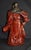 Chinese Vintage Chinese Shiwan Pottery Guan Yu Statue Oxblood Glazed Ceramic Guan Gong For Sale - Image 3 of 18