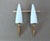 Two Wall Sconces with White Tulip Glass Shades, 1970s, Set of 2 For Sale - Image 4 of 5