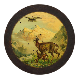 Antique Honor Target With Chamois and Eagle, Germany 1931