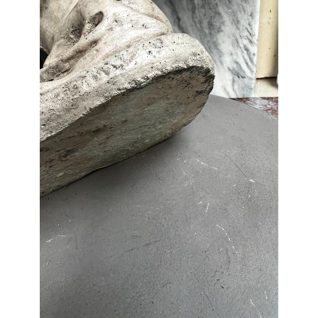 Vintage Concrete Praying Hands Sculpture For Sale In Atlanta - Image 6 of 9