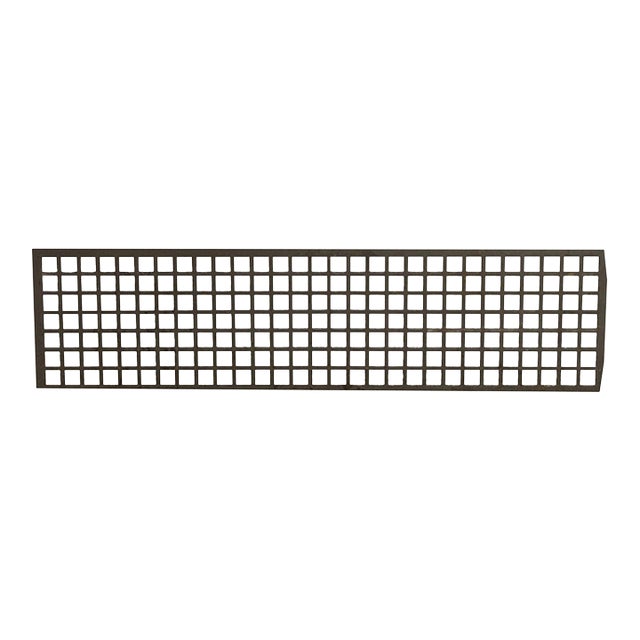 Reclaimed Steel Ventilation Wall Grate 33 X 9.5 In. For Sale