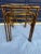 Faux Bamboo Burnished Gilt Nesting Tables, Set of Three For Sale - Image 12 of 18