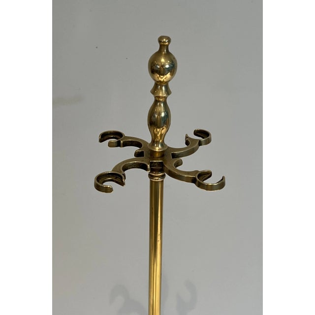 Brass Fireplace Tools - 5 Pieces For Sale - Image 10 of 13
