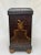 Black Spanish Colonial John Richard Hand Painted Rectangle Wooden Vase For Sale - Image 8 of 12