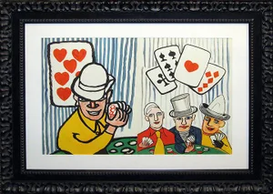 Alexander Calder Derriere Le Miroir 212 Original Double Size Lithograph Framed