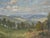 Heinrich Pforr, View of Meißner into the Werra Valley, Oil Painting on Canvas For Sale - Image 13 of 13