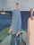 1987 Modernist 'Figures by the Sea' Vintage Swedish Original Coastal Landscape Oil Painting, Framed For Sale - Image 9 of 12