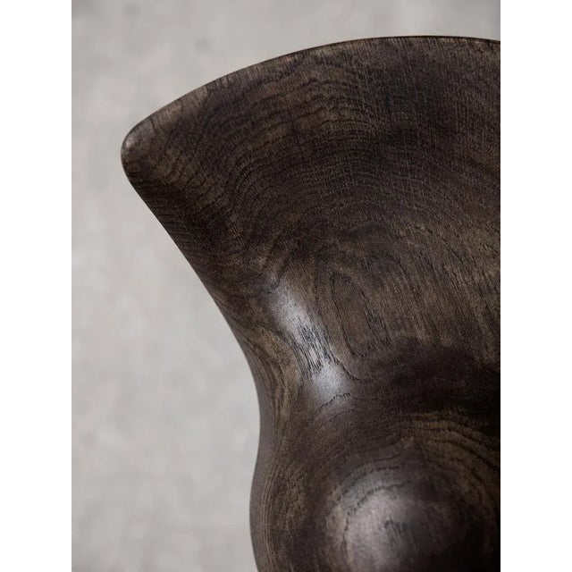 Wood Set of Black Beech Stools by Lassen For Sale - Image 7 of 9